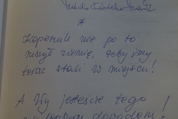 Wpis do kroniki - absolwent