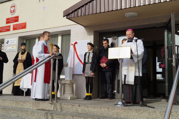 Święcenie tablicy pamiątkowej
