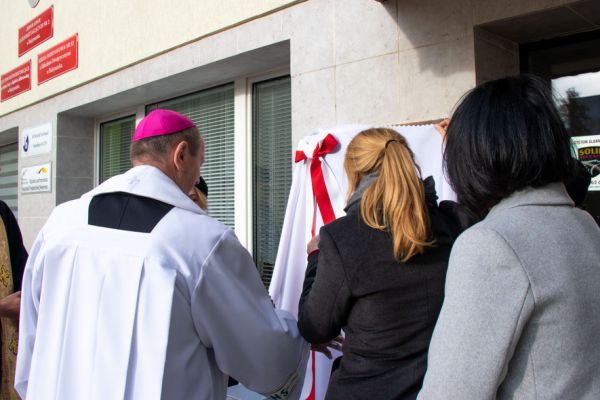 Odsłonięcie tablicy pamiątkowej