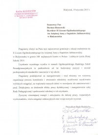 złota szkoła 2015